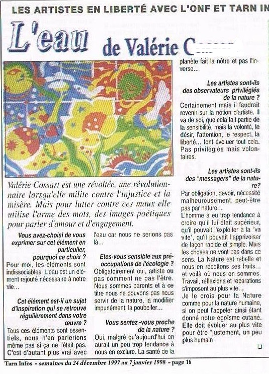Article dans Tarn Info 12.1997